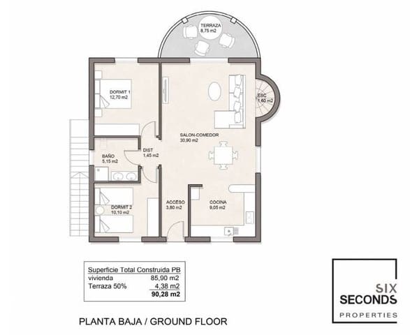 3 camera da letto Villa in vendita in Pinar de Campoverde, Pilar de la Horadada con garage - 599.900 € (Rif: 7112151)