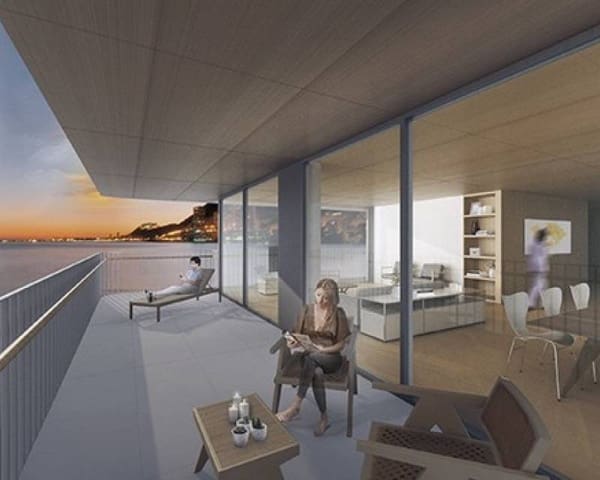 3 soveværelse Lejlighed til salg i Cabo de las Huertas, Alicante by med swimmingpool garage - € 1.015.173 (Ref: 7379267)