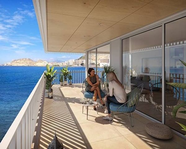 3 soveværelse Lejlighed til salg i Cabo de las Huertas, Alicante by med swimmingpool garage - € 1.015.173 (Ref: 7379267)