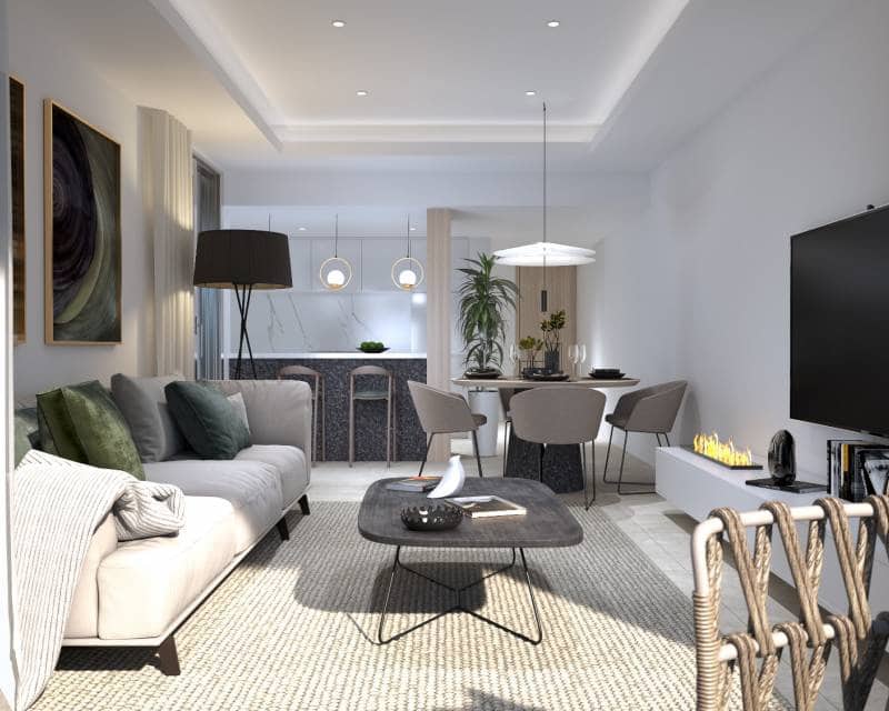 Ático de 2 habitaciones en Cabo Roig en venta con piscina garaje - 460.000 € (Ref: 7395445)