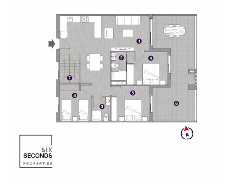 3 soveværelse Penthouse til salg i La Mata med swimmingpool garage - € 540.000 (Ref: 7419265)