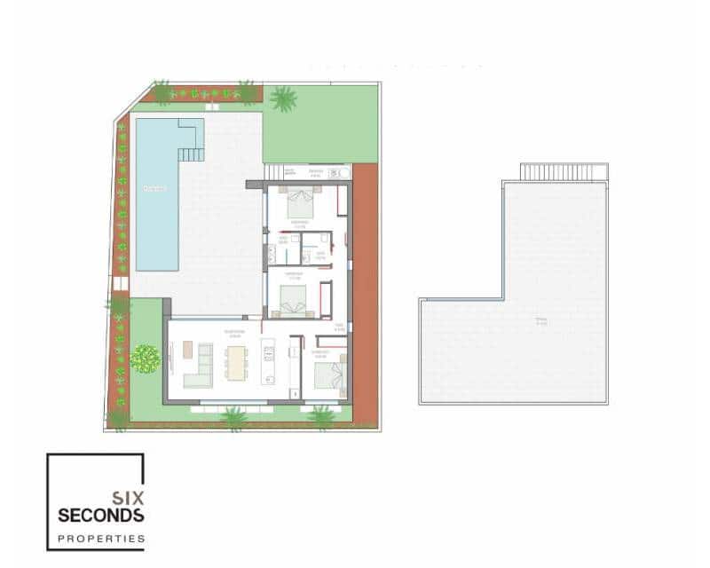 3 bedroom Villa for sale in San Javier with pool - € 549,900 (Ref: 7436232)