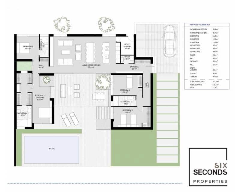 4 quarto Moradia para venda em Banos y Mendigo com piscina garagem - 696 500 € (Ref: 7436237)