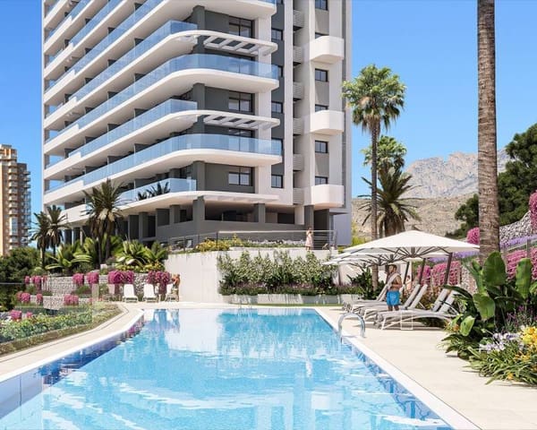 2 soveværelse Lejlighed til salg i Via Parque, Benidorm med swimmingpool garage - € 497.000 (Ref: 7496487)