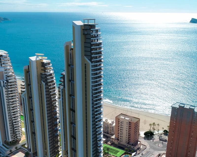 2 Zimmer Apartment zu verkaufen in Benidorm mit Pool Garage - 601.000 € (Ref: 7501397)