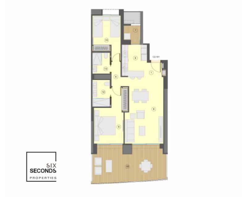 2 bedroom Apartment for sale in Benidorm with pool garage - € 640,000 (Ref: 7501397)