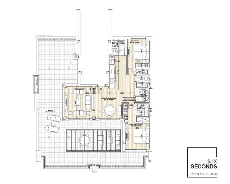 2 soverom Penthouse til salgs i Los Dolses med svømmebasseng - € 450 000 (Ref: 7502972)