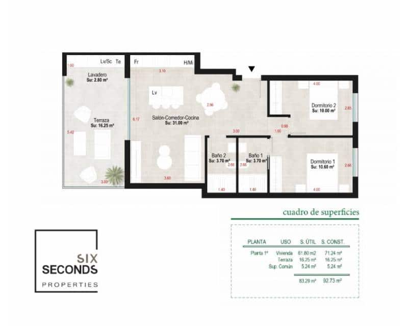 2 slaapkamer Appartement te koop in Condado de Alhama met zwembad garage - € 191.900 (Ref: 7505154)