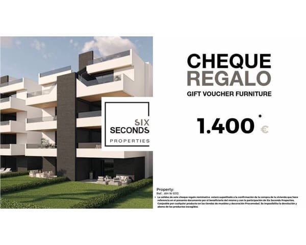 2 slaapkamer Appartement te koop in Condado de Alhama, Alhama de Murcia met zwembad garage - € 191.900 (Ref: 7505154)