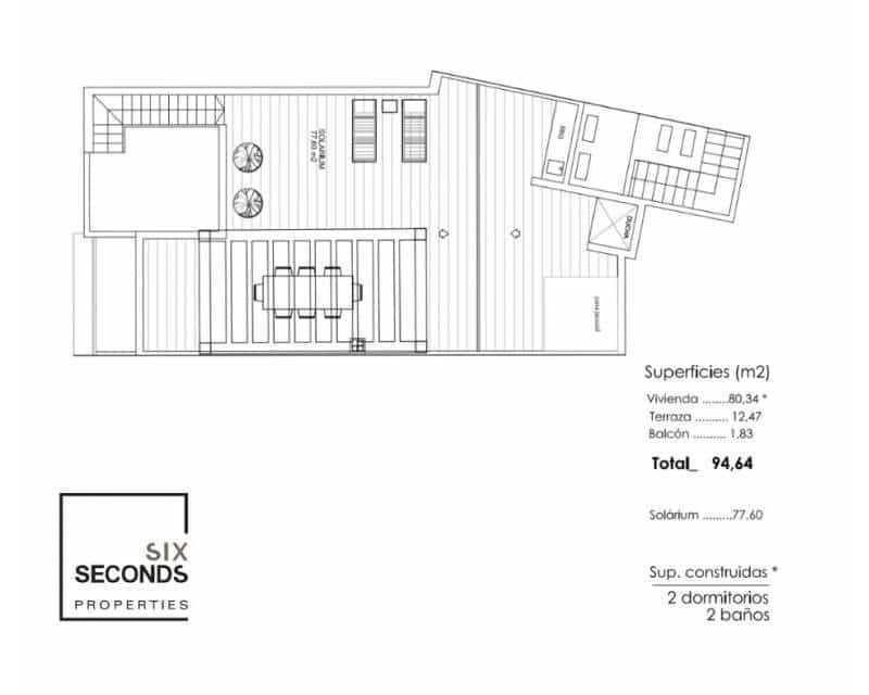 2 chambre Penthouse à vendre à El Raso avec piscine garage - 370 000 € (Ref: 7519157)