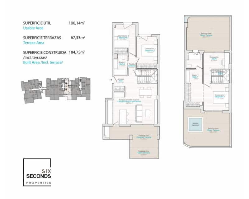 3 Zimmer Penthouse zu verkaufen in La Villajoyosa / Vila Joiosa mit Pool Garage - 658.000 € (Ref: 7528027)
