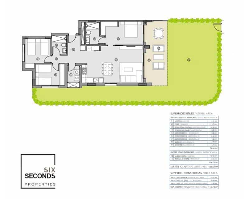 3 slaapkamer Appartement te koop in Punta Prima met zwembad garage - € 434.000 (Ref: 7530968)