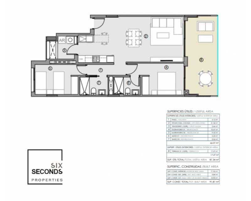 2 slaapkamer Appartement te koop in Punta Prima met zwembad - € 344.000 (Ref: 7530970)