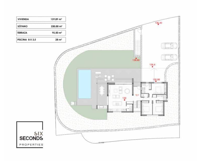 3 slaapkamer Villa te koop in Las Colinas Golf met zwembad garage - € 950.000 (Ref: 7619699)