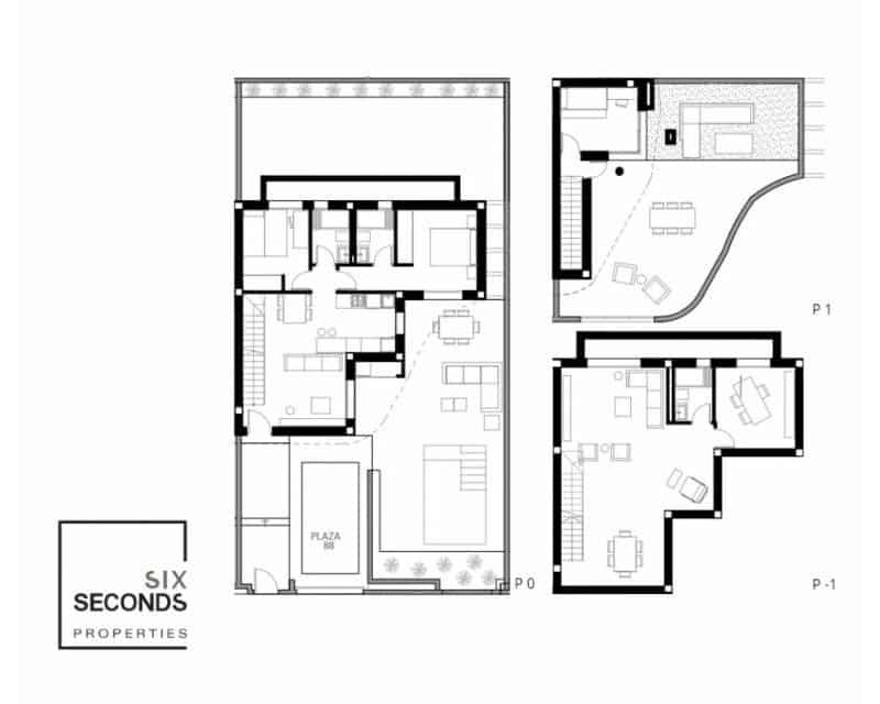 3 soverom Rekkehus til salgs i Punta Prima med svømmebasseng garasje - € 414 000 (Ref: 7659379)