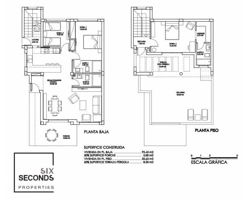 3 Zimmer Villa zu verkaufen in San Miguel de Salinas mit Pool Garage - 630.000 € (Ref: 7678132)