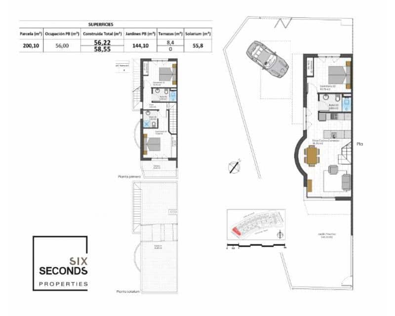 3 chambre Appartement à vendre à Pilar de la Horadada avec piscine - 370 000 € (Ref: 7700392)