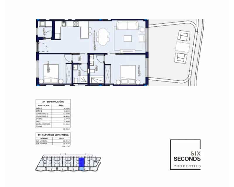 2 bedroom Beach Apartment for sale in Alfaz del Pi / L'Alfas del Pi with pool garage - € 520,000 (Ref: 7715478)