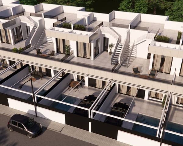 3 quarto Moradia em Banda para venda em Ciudad Quesada, Rojales com piscina garagem - 365 900 € (Ref: 7721621)