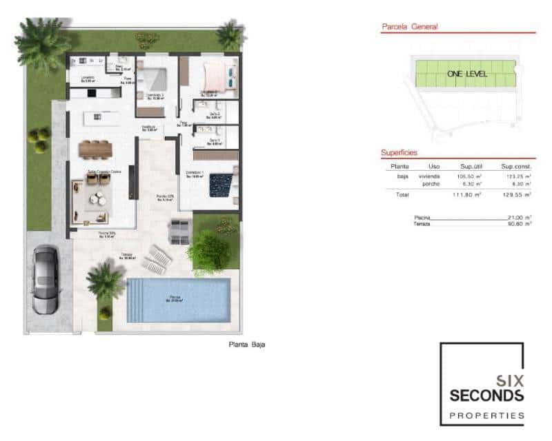 3 makuuhuone Huvila myytävänä paikassa Banos y Mendigo mukana uima-altaan - 429 900 € (Ref: 7742938)