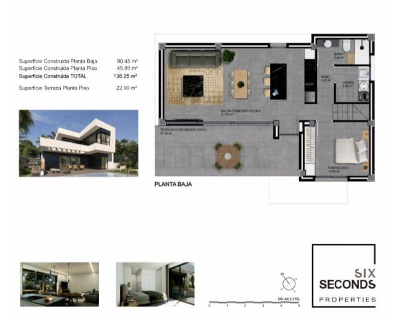 3 bedroom Villa for sale in Rojales with pool garage - € 549,000 (Ref: 7763660)