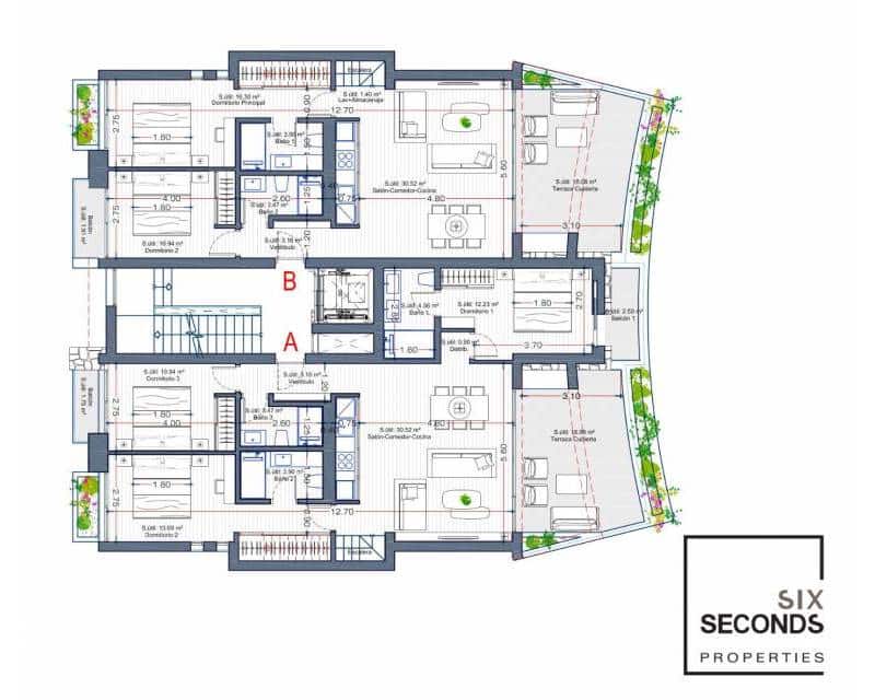 2 soveværelse Penthouse til salg i Atamaria med swimmingpool - € 480.000 (Ref: 7763665)
