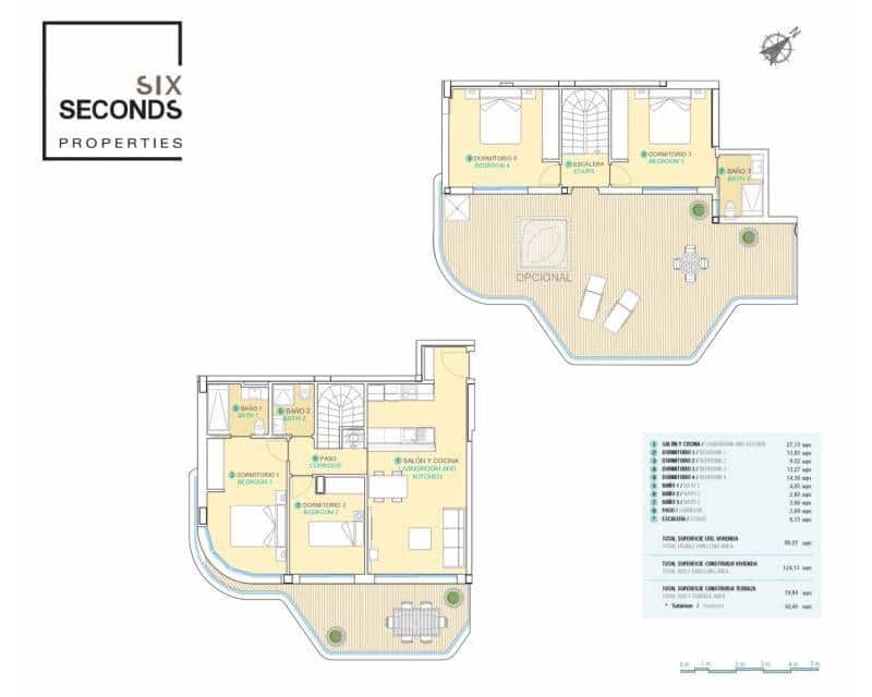 4 soverom Penthouse til salgs i Aguilas med svømmebasseng - € 646 000 (Ref: 7811474)