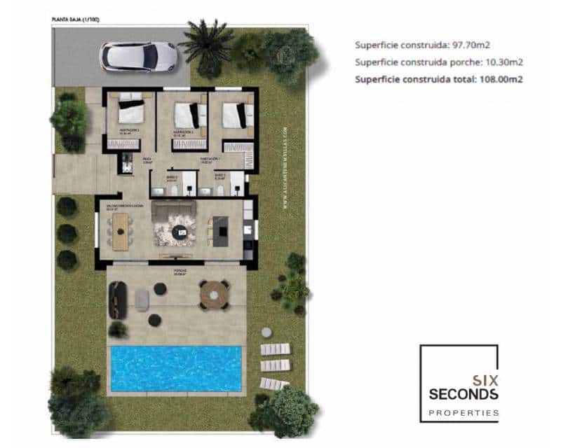 3 makuuhuone Huvila myytävänä paikassa Hondon de las Nieves - 289 900 € (Ref: 7821750)