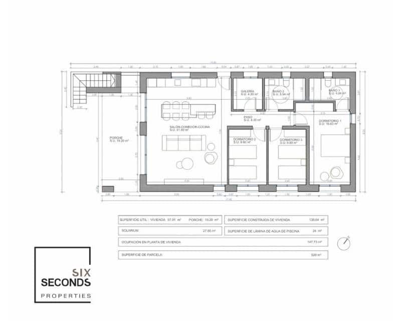 3 slaapkamer Villa te koop in Aspe met zwembad - € 360.000 (Ref: 7824566)