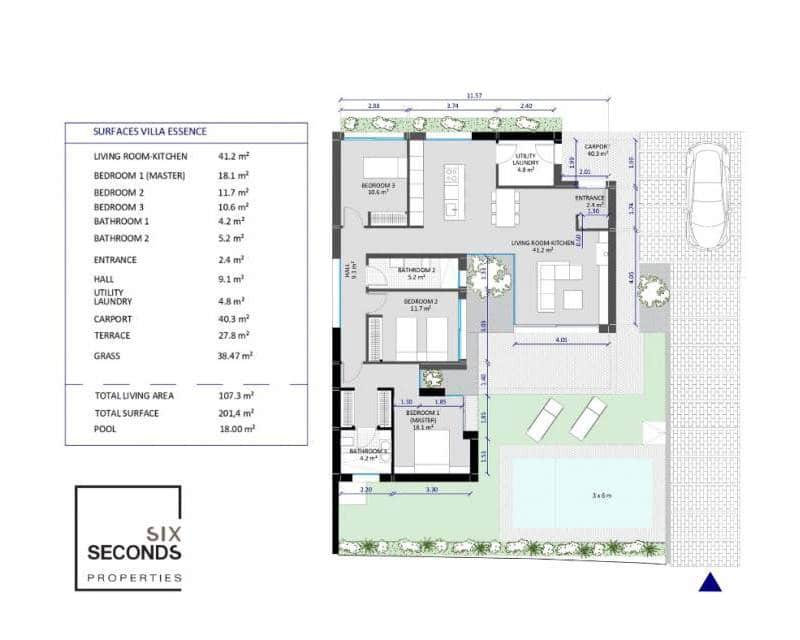 3 chambre Villa/Maison à vendre à Banos y Mendigo avec piscine garage - 469 000 € (Ref: 7838766)