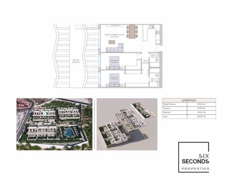 2 sypialnia Dom na sprzedaż w Finestrat z basenem - 439 900 € (Ref: 7844636)