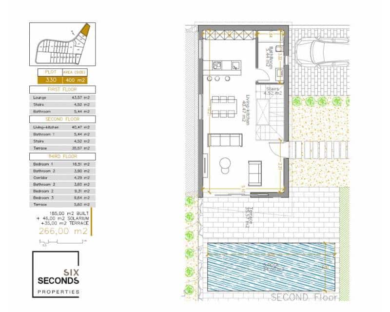 3 soveværelse Villa til salg i Villamartin med swimmingpool garage - € 669.900 (Ref: 7849004)