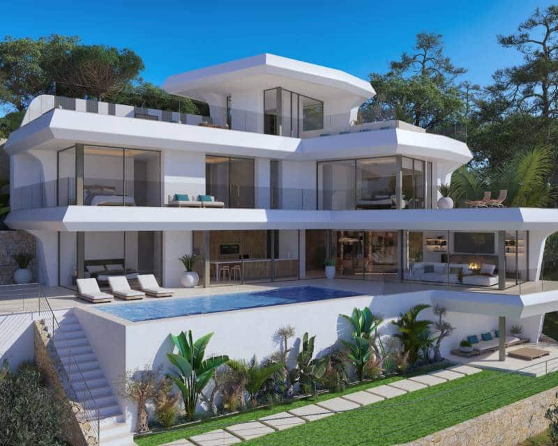 4 sypialnia Willa na sprzedaż w Altea la Vella z basenem garażem - 2 250 000 € (Ref: 7862236)