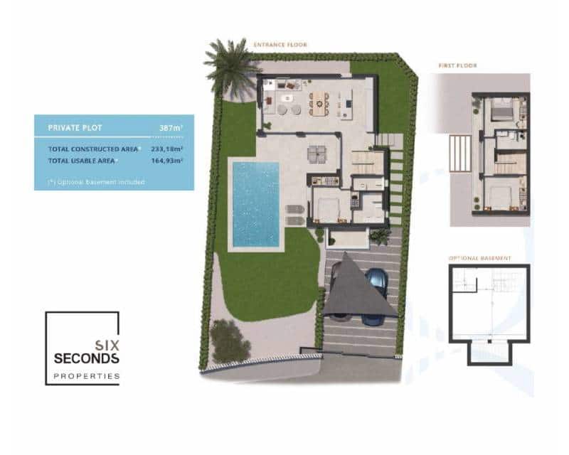 3 soveværelse Villa til salg i Alfaz del Pi / L'Alfas del Pi med swimmingpool garage - € 625.000 (Ref: 7865942)