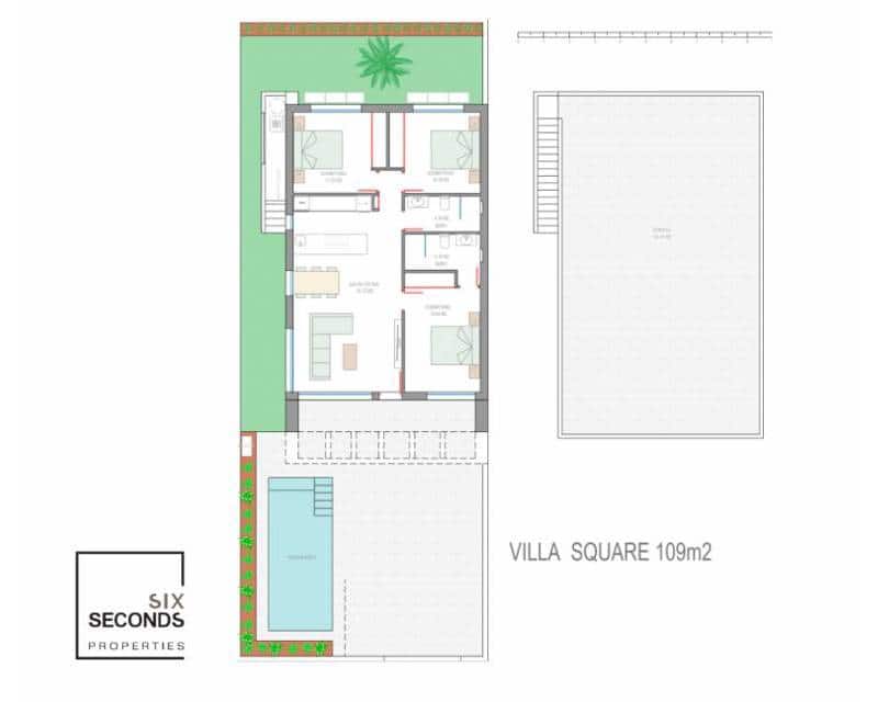 3 camera da letto Villa in vendita in Los Alcazares con piscina - 479.900 € (Rif: 7879057)