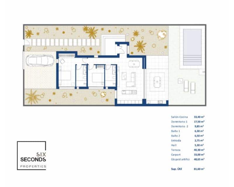 2 sovrum Semi-fristående Villa till salu i Banos y Mendigo - 415 000 € (Ref: 7905637)