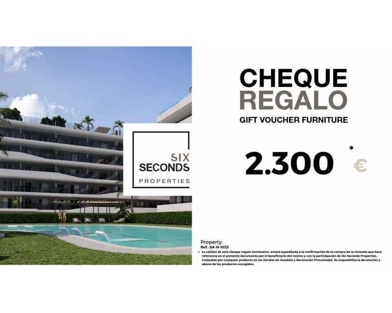 2 makuuhuone Kattohuoneisto myytävänä paikassa Santa Pola mukana uima-altaan - 420 000 € (Ref: 7979124)