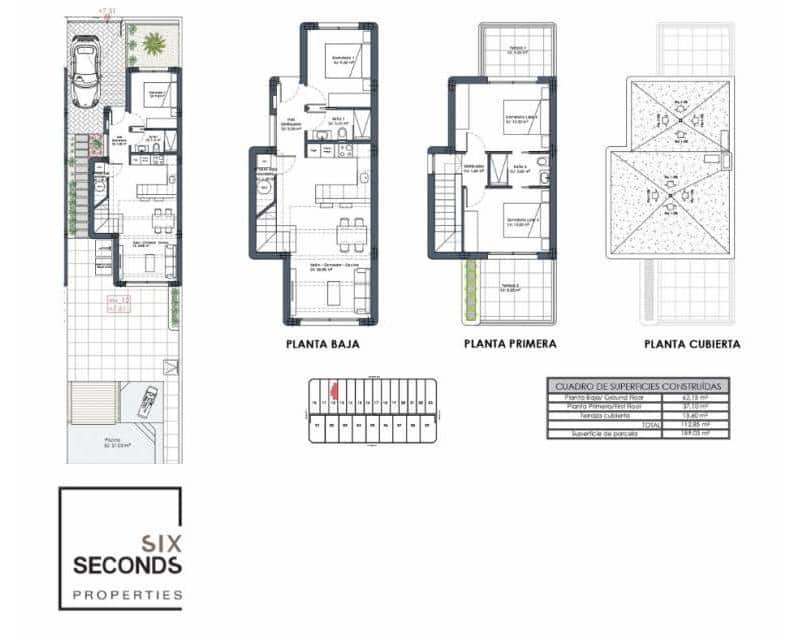 3 chambre Villa/Maison à vendre à Los Alcazares avec piscine garage - 399 900 € (Ref: 8036009)