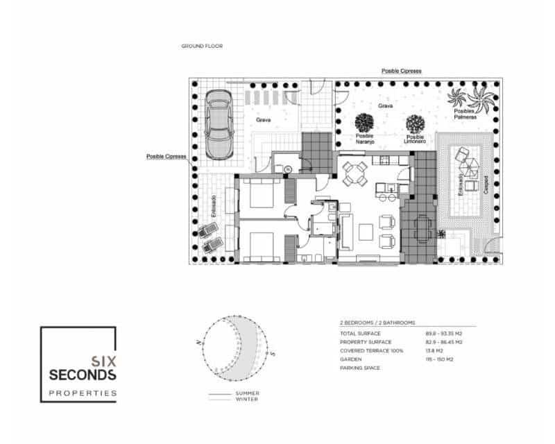 2 makuuhuone Huoneisto myytävänä paikassa Ciudad Quesada mukana uima-altaan 
autotalli - 370 920 € (Ref: 8130415)