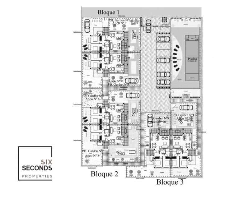 2 makuuhuone Huoneisto myytävänä paikassa Ciudad Quesada mukana uima-altaan 
autotalli - 370 920 € (Ref: 8130415)