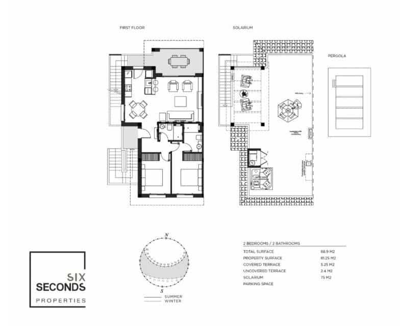 2 soveværelse Penthouse til salg i Ciudad Quesada med swimmingpool - € 321.000 (Ref: 8130417)