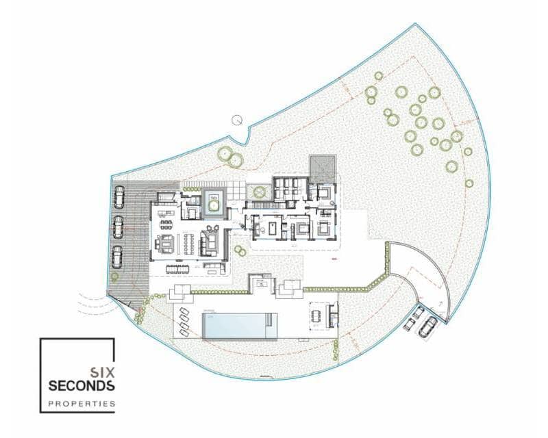 5 sovrum Villa till salu i Las Colinas Golf med pool garage - 4 200 000 € (Ref: 8130552)