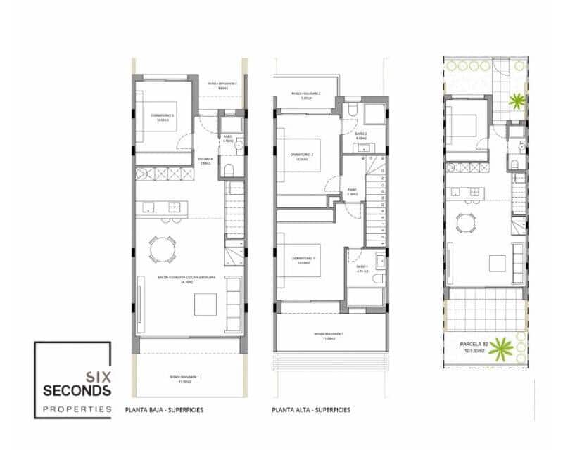 3 soveværelse Rækkehus til salg i Finestrat med swimmingpool - € 495.000 (Ref: 8132623)