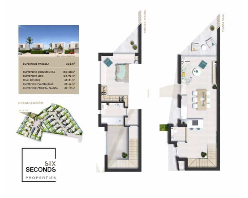 2 sypialnia Willa na sprzedaż w San Juan de Alicante / Sant Joan d'Alacant z basenem - 595 000 € (Ref: 8139481)