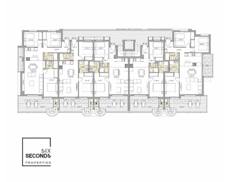 3 slaapkamer Penthouse te koop in Pilar de la Horadada met zwembad - € 359.000 (Ref: 8155913)