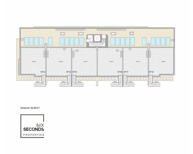 3 soveværelse Penthouse til salg i Pilar de la Horadada med swimmingpool - € 379.000 (Ref: 8155913)