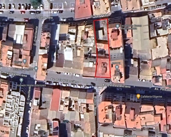 Byggegrund til salg i Zona Pueblo, Guardamar del Segura - € 1.050.000 (Ref: 8167530)