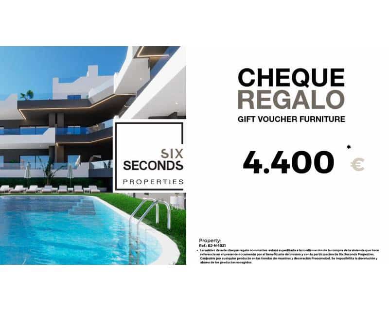 2 bedroom Penthouse for sale in Benijofar with pool - € 421,000 (Ref: 8181368)