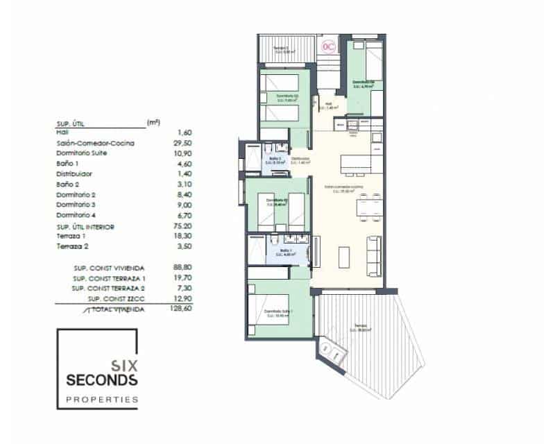 4 bedroom Apartment for sale in Benijofar with pool - € 328,000 (Ref: 8182642)