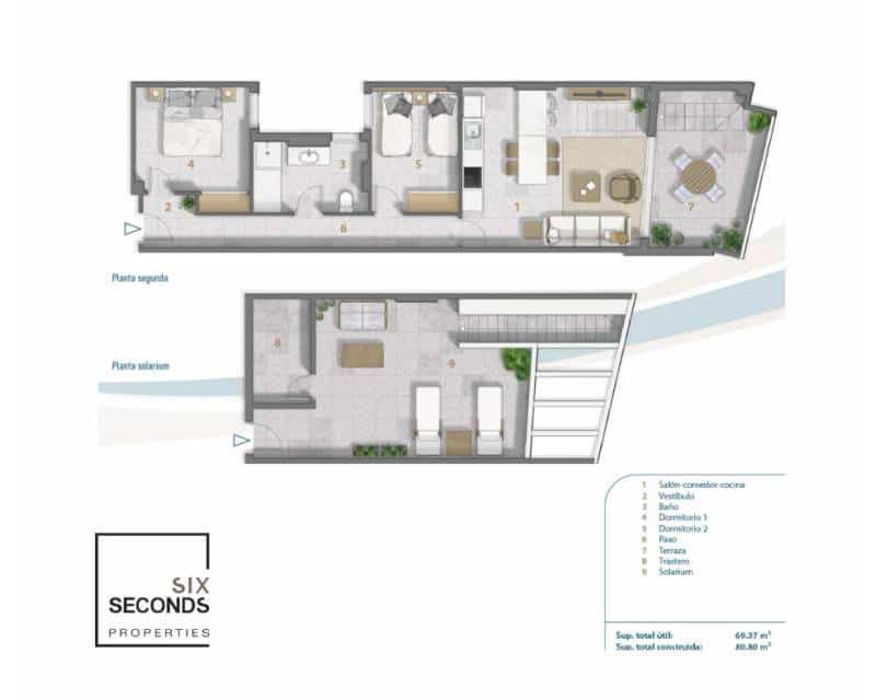 2 soveværelse Penthouse til salg i Los Cuarteros - € 680.000 (Ref: 8205552)